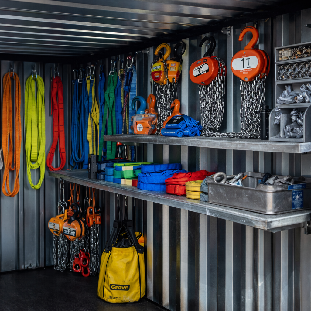 Container Storage Lifting Gear | Rigging Loft Storage | Lifting Depot